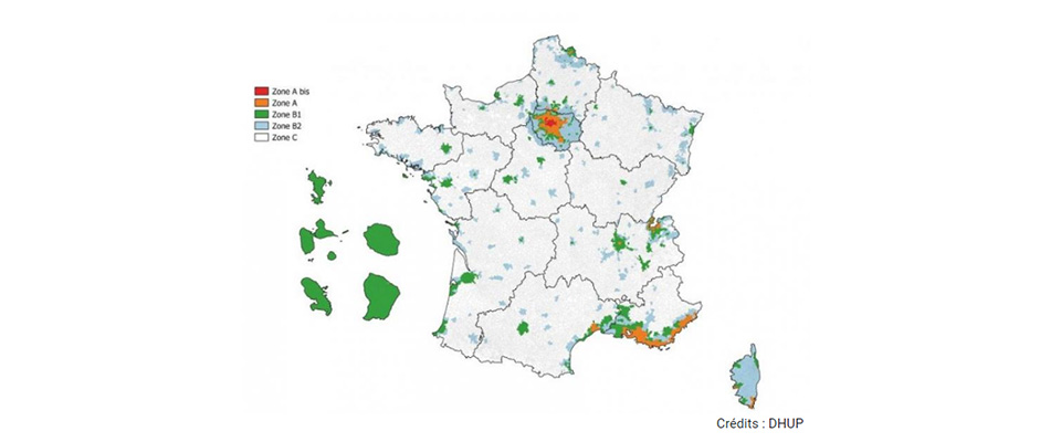 Zones loi Pinel