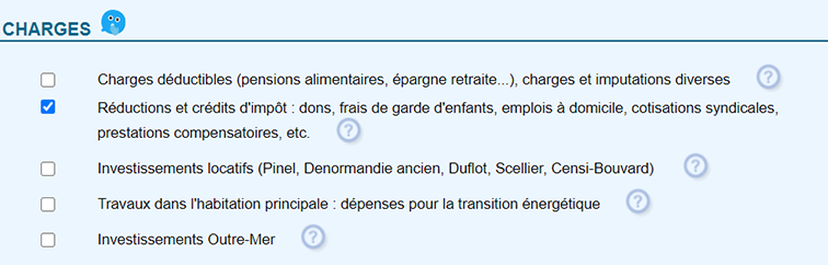 Réductions et crédits d’impôt