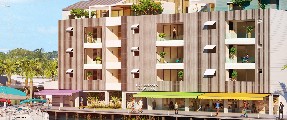 Les terrasses de la Marina, immobilier Neuf Saint-François (971)
