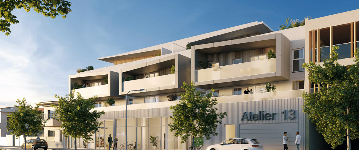 Résidence Atelier 13, immobilier Neuf Castelnau-le-Lez (34)