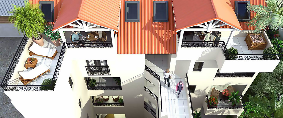 Résidence Carré Indigo, immobilier Neuf Sainte-Anne (971)