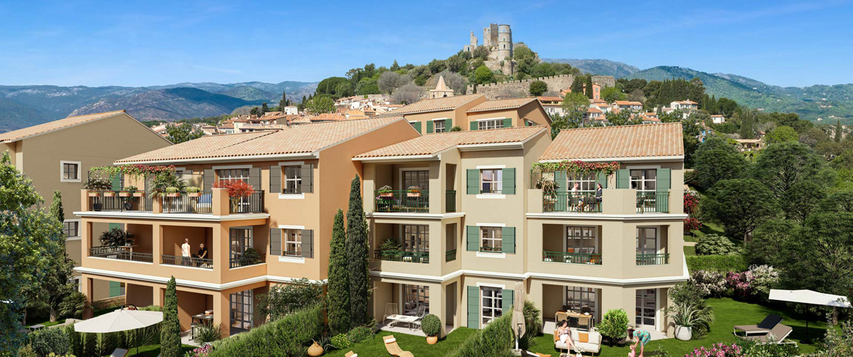Résidence Féeries Provençales, immobilier Neuf Grimaud (83)