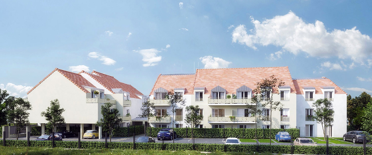 Résidence La Roseraie, immobilier Neuf Faremoutiers (77)