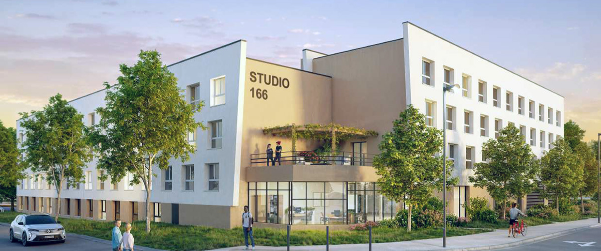 Résidence étudiante Studio 166, immobilier Neuf Metz (57)