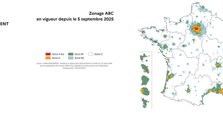 Révision du Zonage ABC pour le classement des communes (sept. 2025)