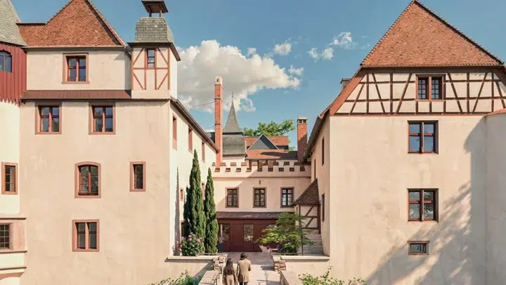Château de Scharrachbergheim, Scharrachbergheim-Irmstett, Bas-Rhin (67)