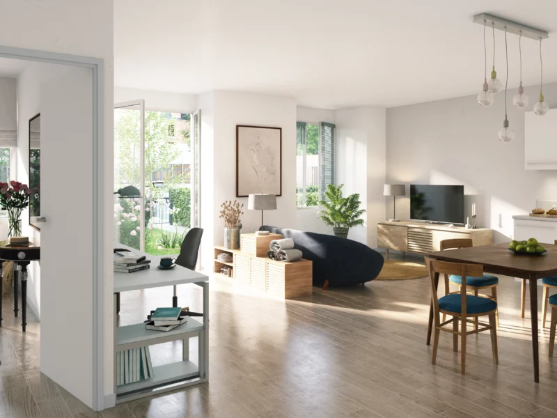 Visuel du programme — Lot 101 - T2 au RDJ avec jardin privatif