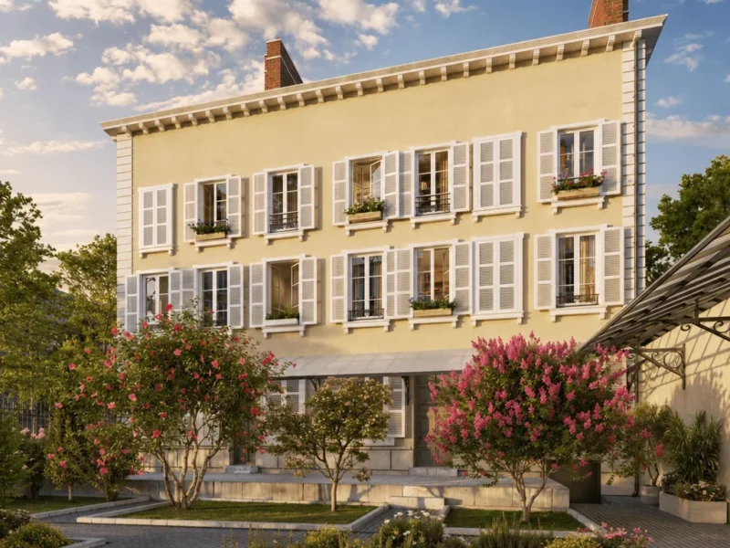 Galerie — projection illustrative générée par IA — Maison Grammont
