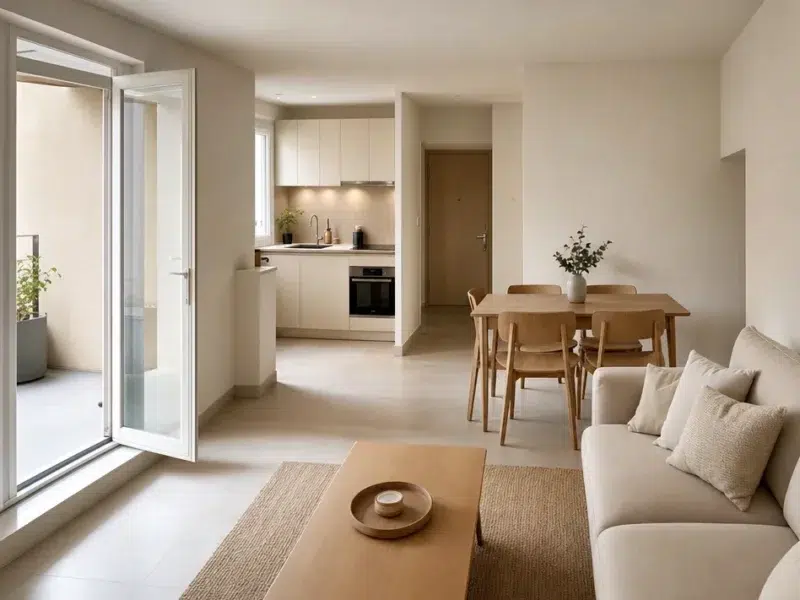 Intérieur — projection illustrative générée par IA — Les Sœurs Macarons