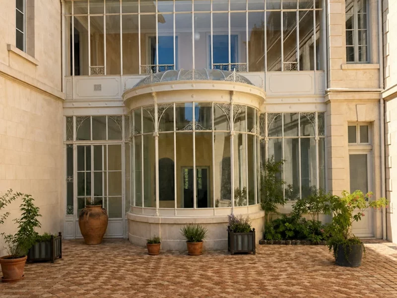 Galerie — projection illustrative générée par IA — Cognac Doyenné
