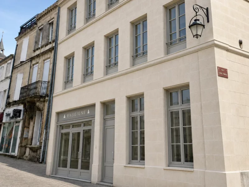 Galerie — projection illustrative générée par IA — Cognac Doyenné